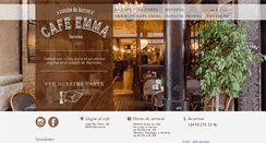 Desktop Screenshot of cafe-emma.com